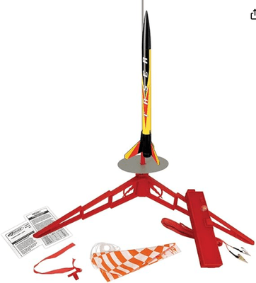 Estes Rocket Kit - Beginner-friendly Estes rocket kit with launcher a...